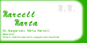 marcell marta business card