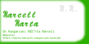 marcell marta business card